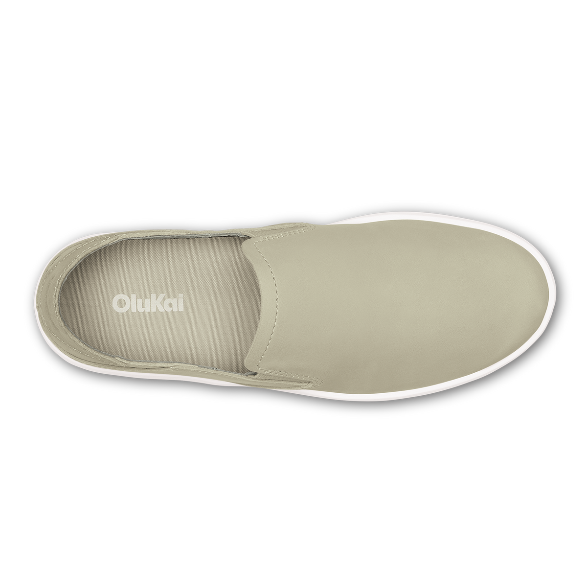 OluKai Pehuea Leather - Tapa / Ecru