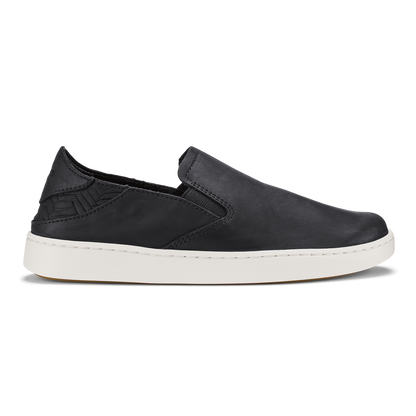 OluKai Pehuea Leather - Onyx / Onyx
