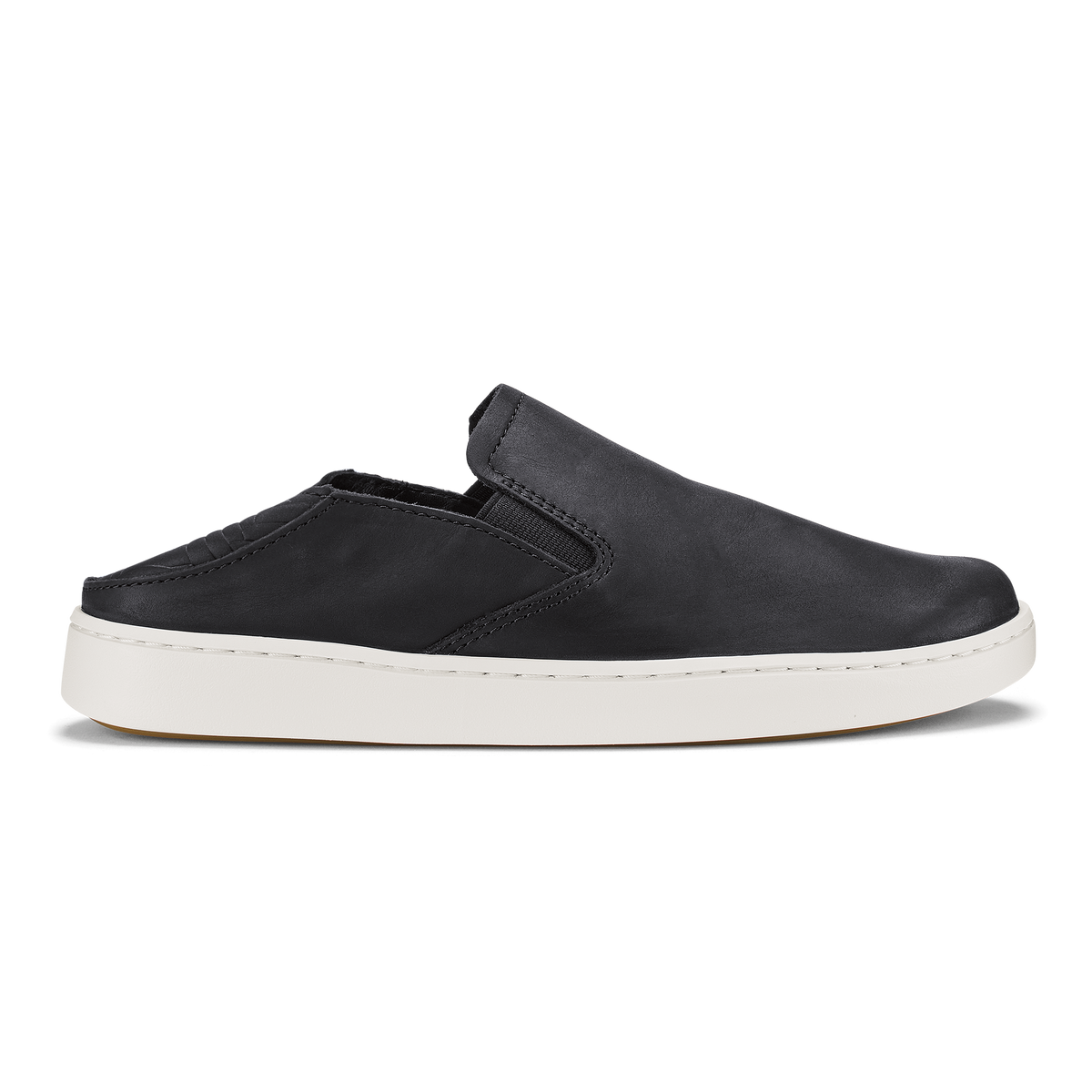OluKai Pehuea Leather - Onyx / Onyx