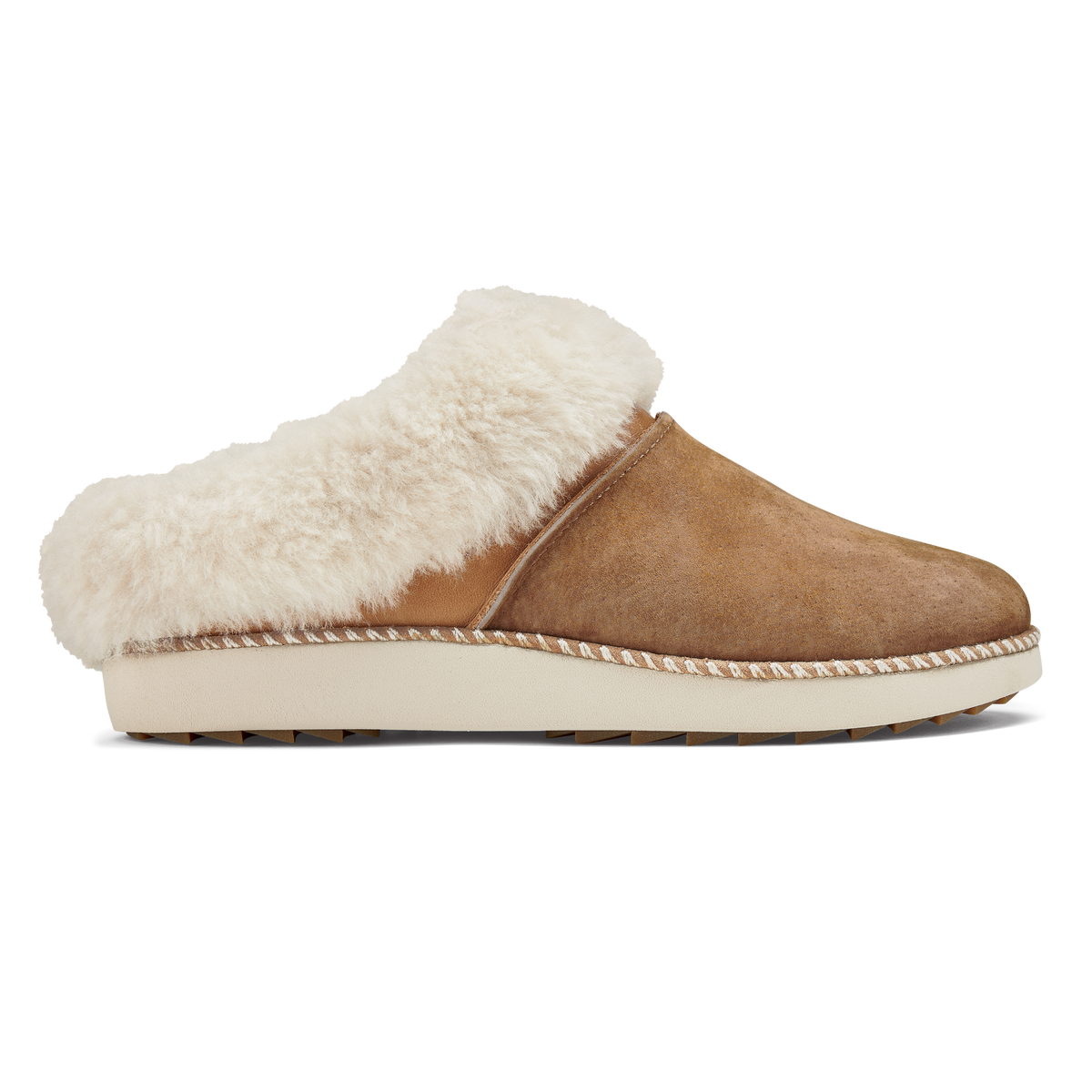 OluKai Ku‘i Women‘s Slip-On Slippers - Tan / Bone