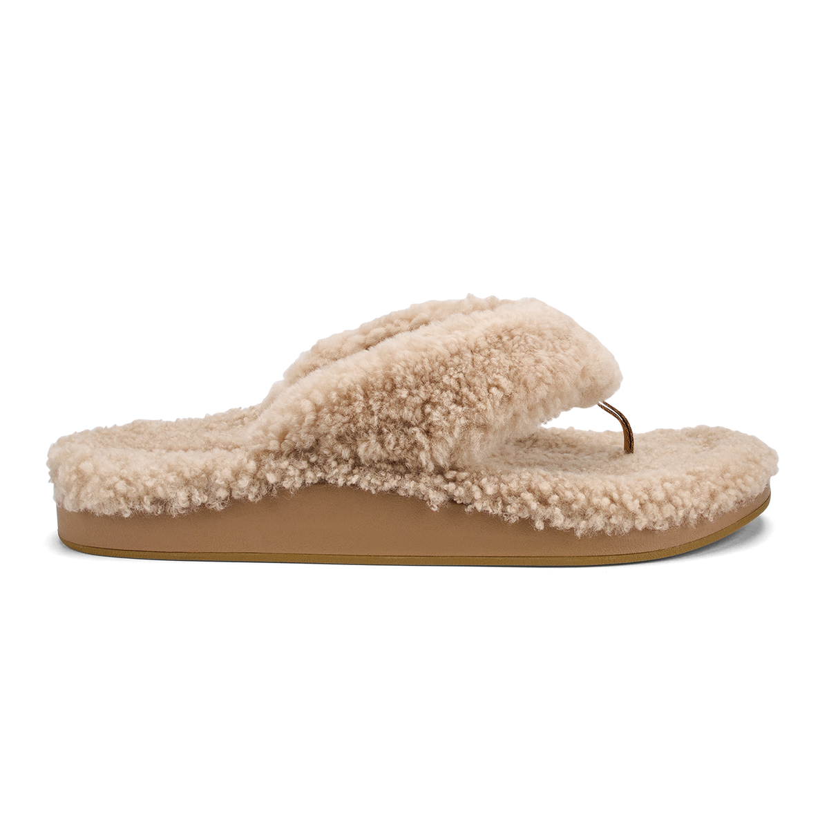 OluKai Kīpe'a Heu Women‘s Flip Flop Slippers - Tan
