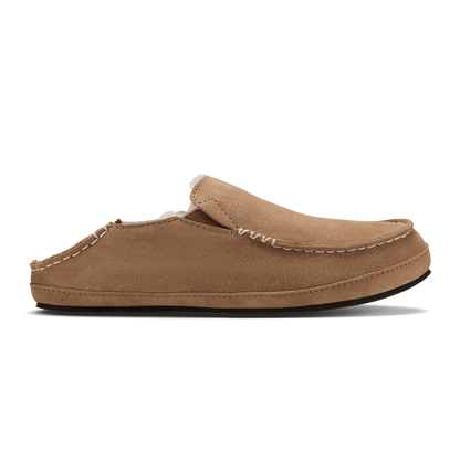 OluKai Nohea Women's Leather Slippers - Tan