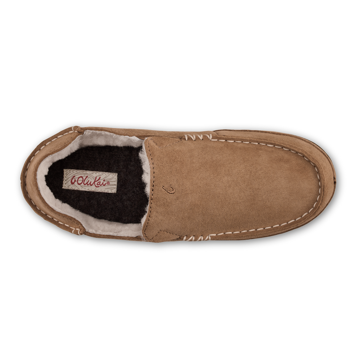 OluKai Nohea Women's Leather Slippers - Tan