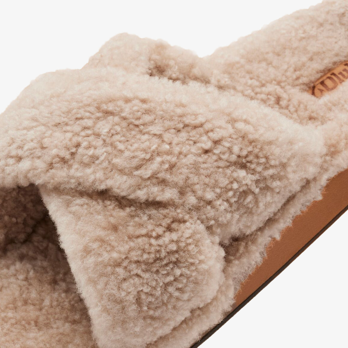 OluKai Hila Heu Women’s Slide Slipper Sandals - Tan