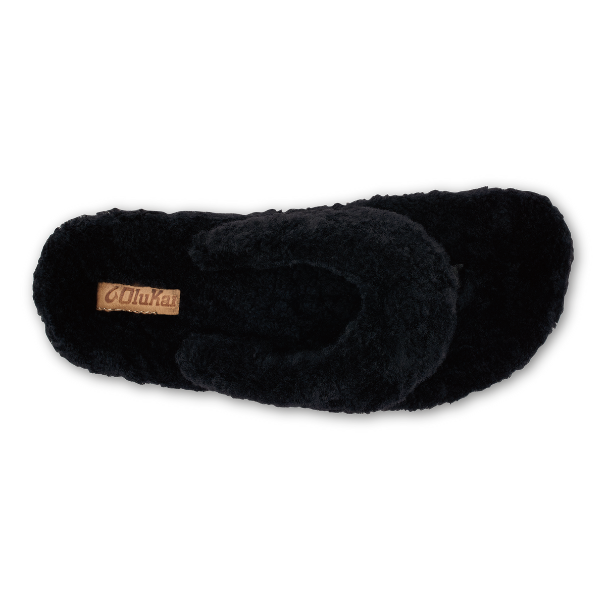 OluKai Kīpe'a Heu Women‘s Flip Flop Slippers - Black