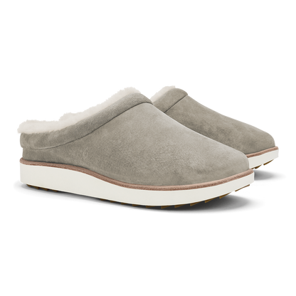 OluKai Mani-Taupe Grey / Golden Sand