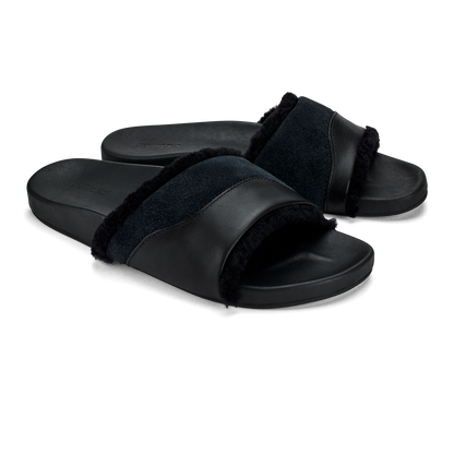 OluKai Hō‘ala Slide Women’s Slide Slipper Sandals - Black