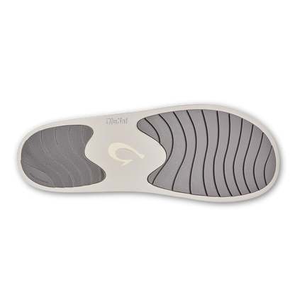 OluKai Ku‘i Women’s Fuzzy Slip-On Slippers - Fog
