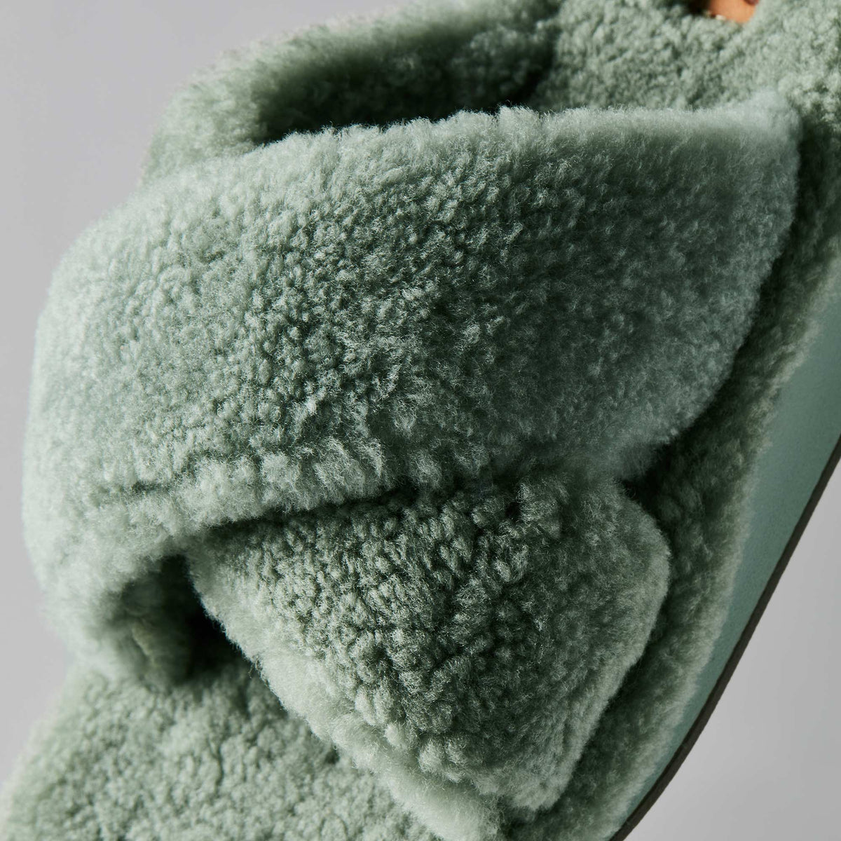 OluKai Hila Heu Women’s Slide Slipper Sandals - Muted Green