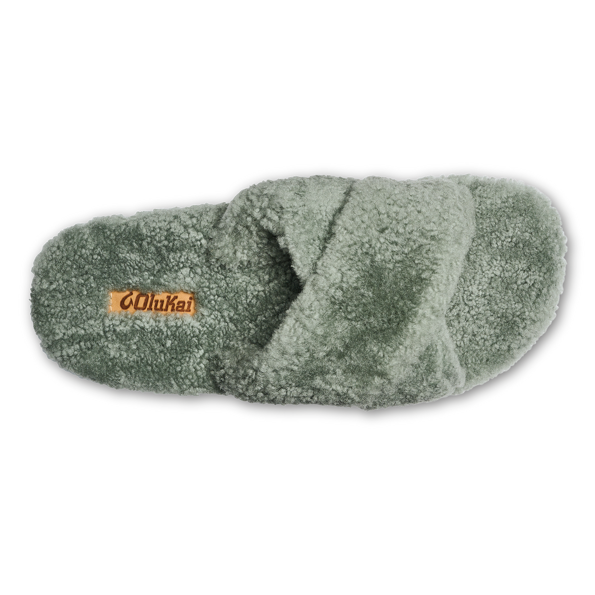 OluKai Hila Heu Women’s Slide Slipper Sandals - Muted Green