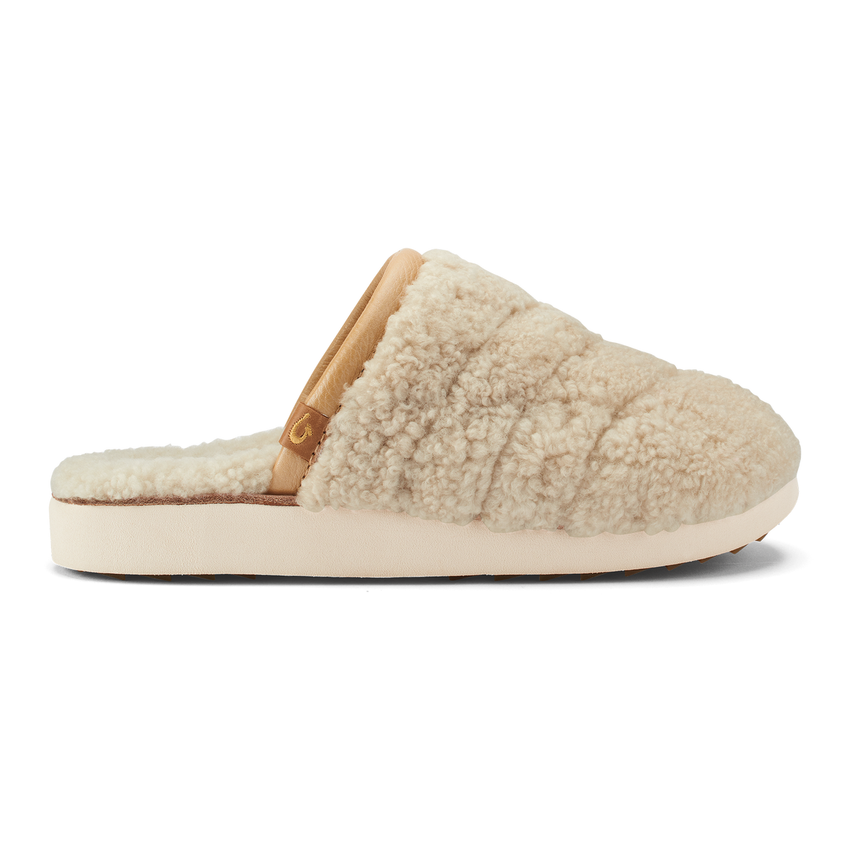 OluKai Pūpū Mua Women’s Shearling Mule Slipper - Tapa