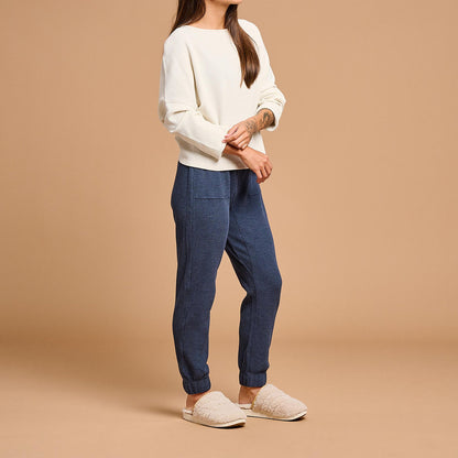 OluKai Pūpū Mua Women’s Shearling Mule Slipper - Tapa