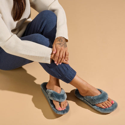 OluKai Kipe‘a Heu Women‘s Flip Flop Slippers - Storm