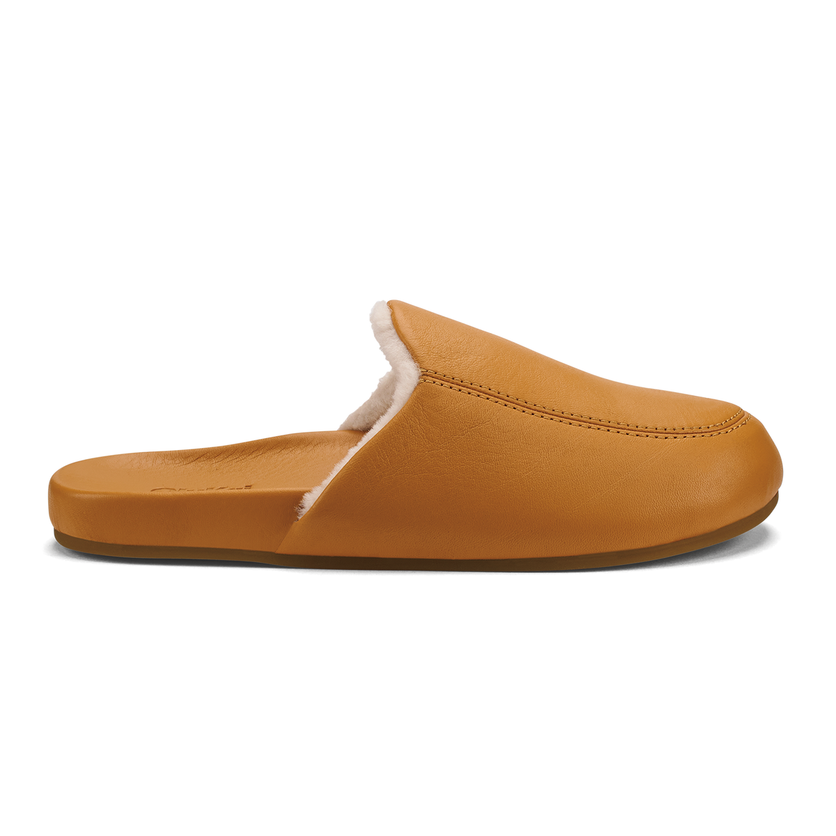 OluKai Kōnea Women’s Leather Slipper Mules - Saddle
