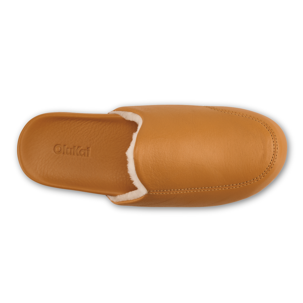OluKai Kōnea Women’s Leather Slipper Mules - Saddle