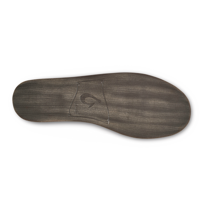 OluKai Nohea Women's Leather Slippers - Pale Grey