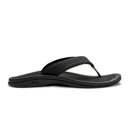 OluKai ‘Ohana Women's Best Selling Beach Sandals - Black