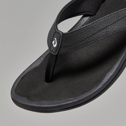 OluKai ‘Ohana Women's Best Selling Beach Sandals - Black