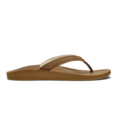 OluKai Southshore Women’s Waterproof Leather Sandals - Toffee