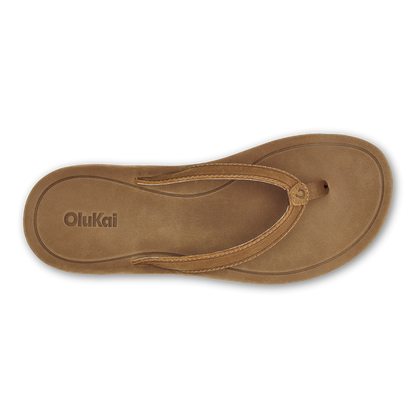 OluKai Southshore Women’s Waterproof Leather Sandals - Toffee