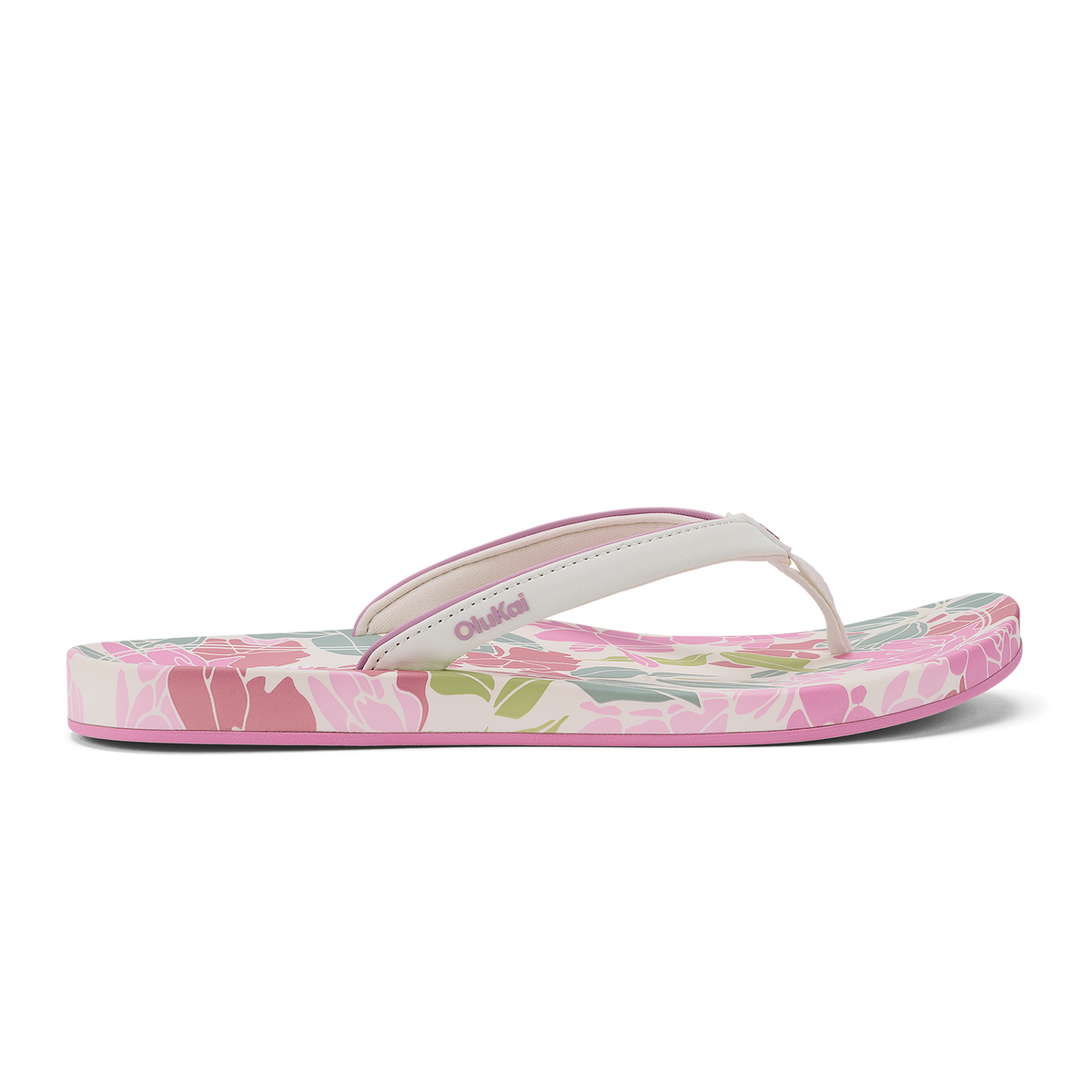 OluKai ‘Uiki Women’s Everyday Beach Sandals - White Sand / Pa‘i