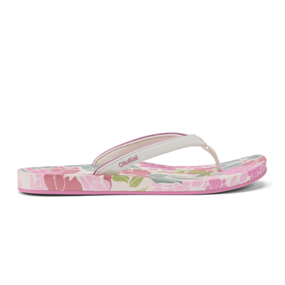OluKai ‘Uiki Women’s Everyday Beach Sandals - White Sand / Pa‘i