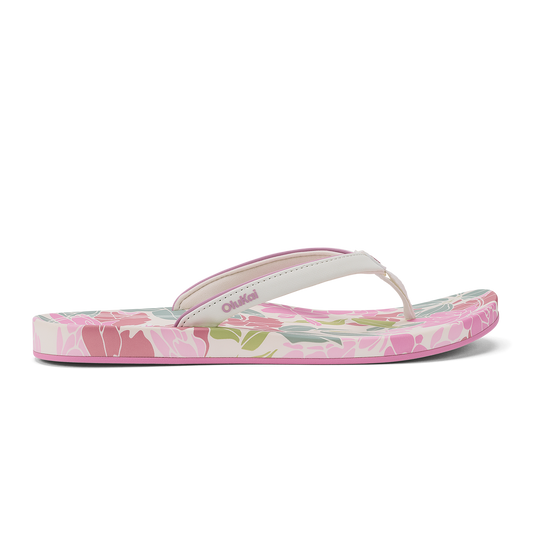 OluKai ‘Uiki Women’s Everyday Beach Sandals - White Sand / Pa‘i