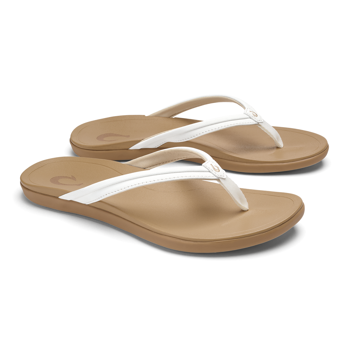 OluKai Ho‘opio Malua - Bright White / Warm Sand