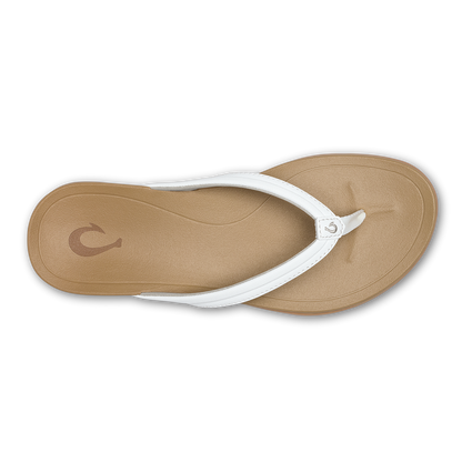 OluKai Ho‘opio Malua - Bright White / Warm Sand