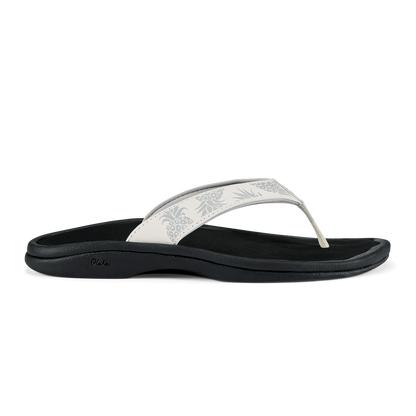 OluKai ‘Ohana Women's Beach Sandals - Bright White / Hua