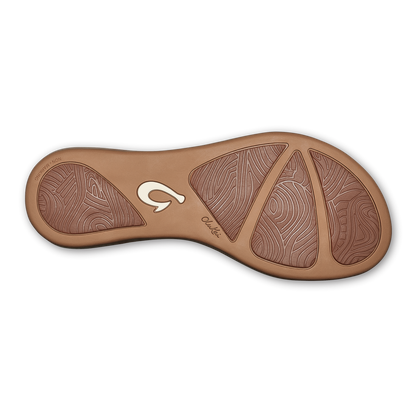 OluKai Honu Women’s Leather Beach Sandals - Tan