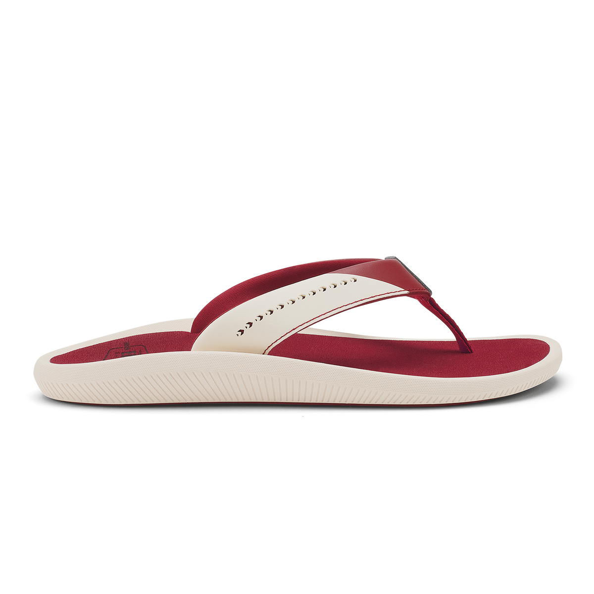 OluKai Ulele - Off White / Deep Red