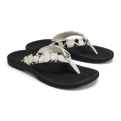 OluKai ‘Ohana Women's Best Selling Beach Sandals - Lava Rock / Pa‘i