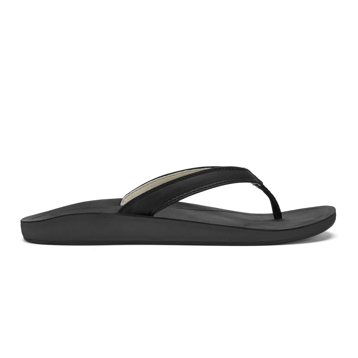 OluKai Southshore Women’s Waterproof Leather Sandals - Lava Rock