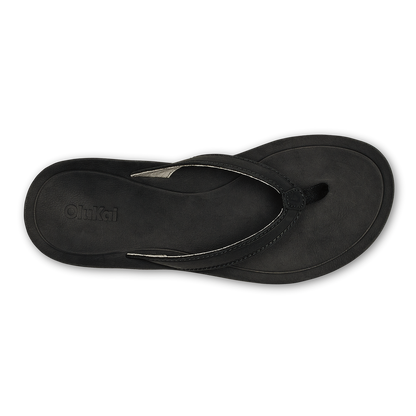 OluKai Southshore Women’s Waterproof Leather Sandals - Lava Rock
