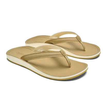 OluKai Southshore Women’s Waterproof Leather Sandals - Toasted Coconut