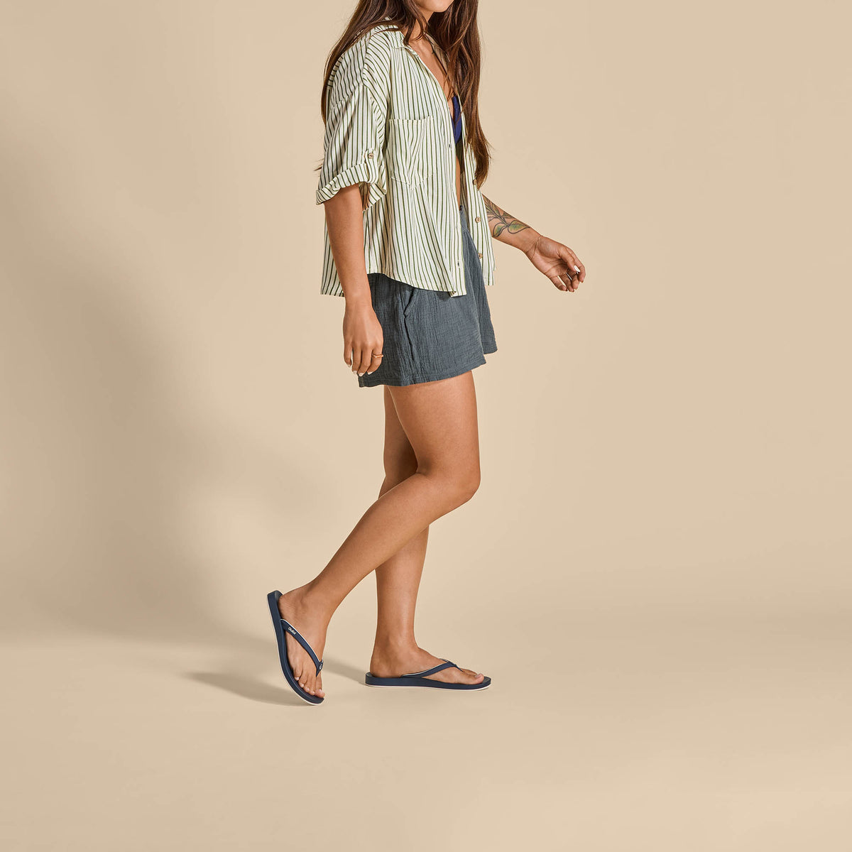 OluKai ‘Uiki Women’s Everyday Beach Sandals - Mood Indigo