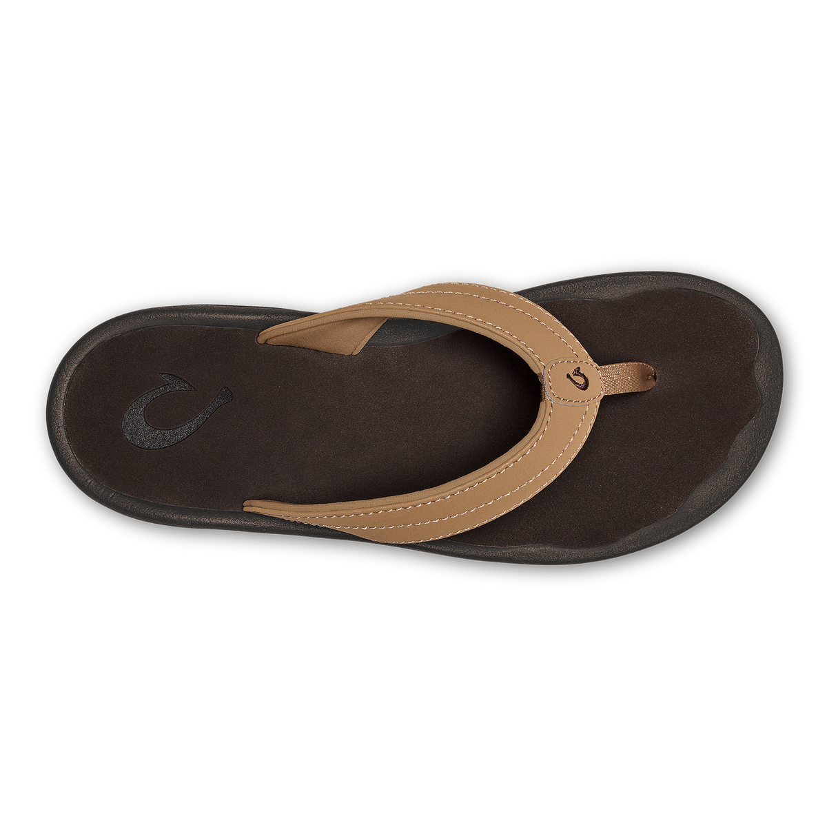 OluKai ‘Ohana Women's Beach Sandals - Almond / Dark Java