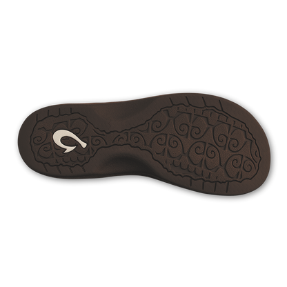 OluKai ‘Ohana Women's Beach Sandals - Almond / Dark Java