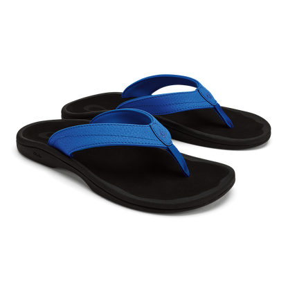 OluKai ‘Ohana Women's Beach Sandals - Blossom / Lava Rock