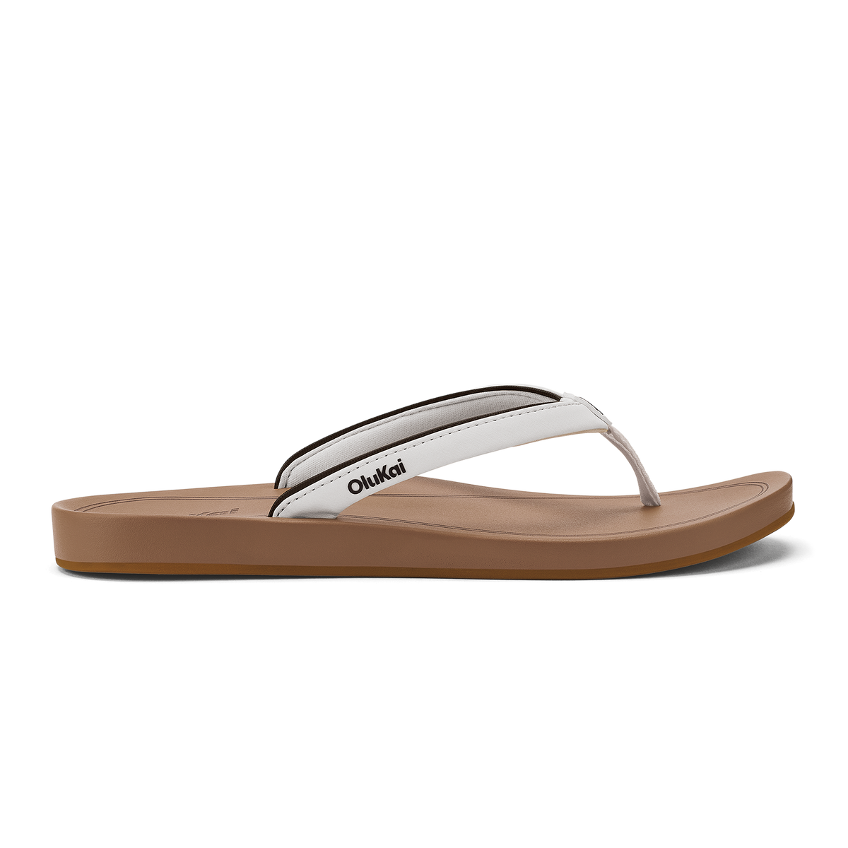 OluKai ‘Uiki Women’s Everyday Beach Sandals - White Sand / Almond