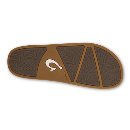 OluKai Kipe‘a ‘Olu Women‘s Slide Sandals - Puka / Tan