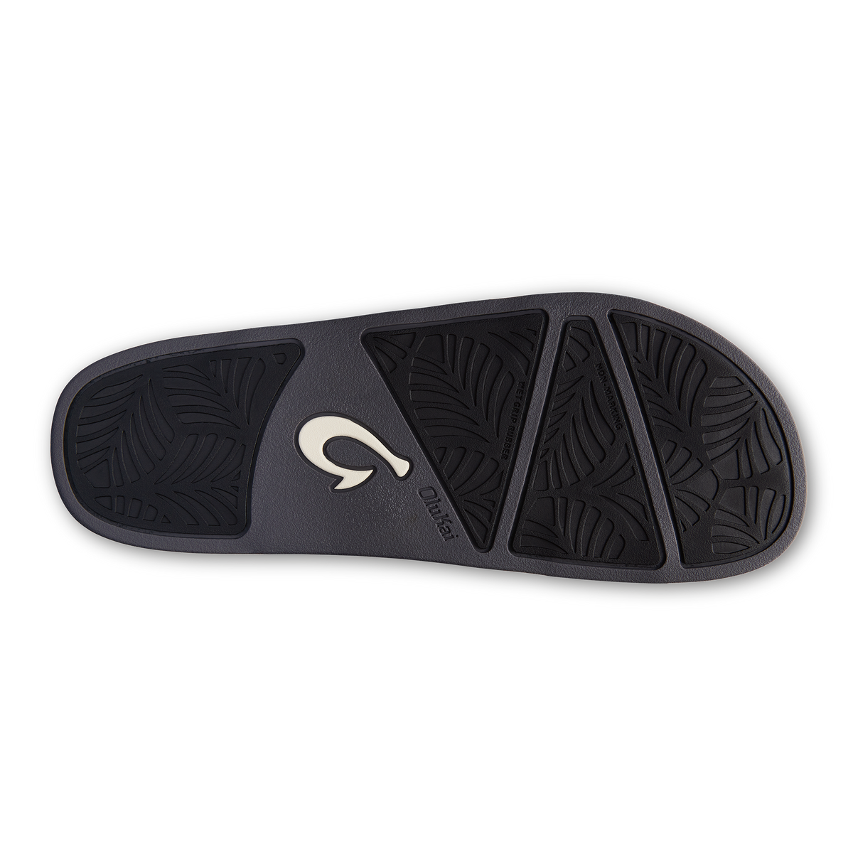 OluKai Hila Women’s Beach Slide Sandals - Black