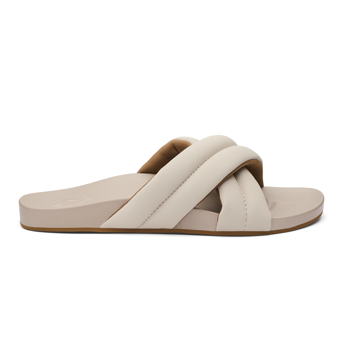 OluKai Hila Women’s Beach Slide Sandals - Cloudy