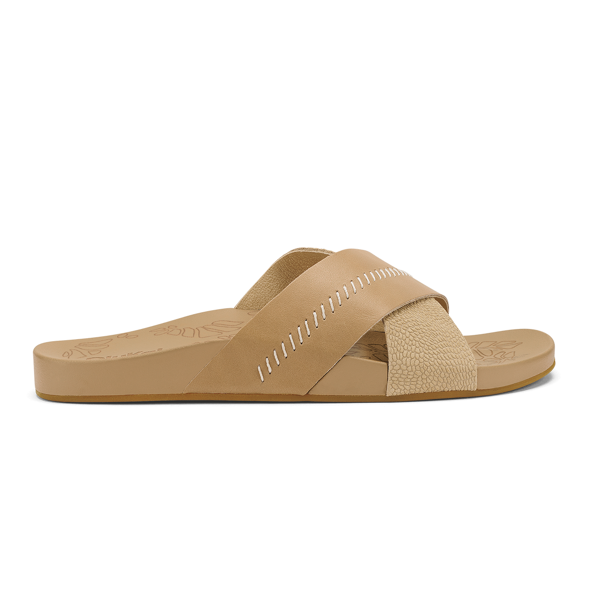 OluKai Kipe‘a ‘Olu Women‘s Slide Sandals - Warm Sand