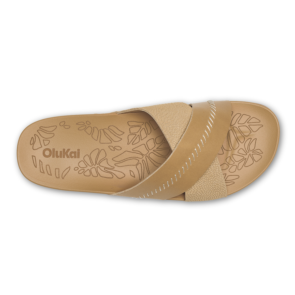 OluKai Kipe‘a ‘Olu Women‘s Slide Sandals - Warm Sand
