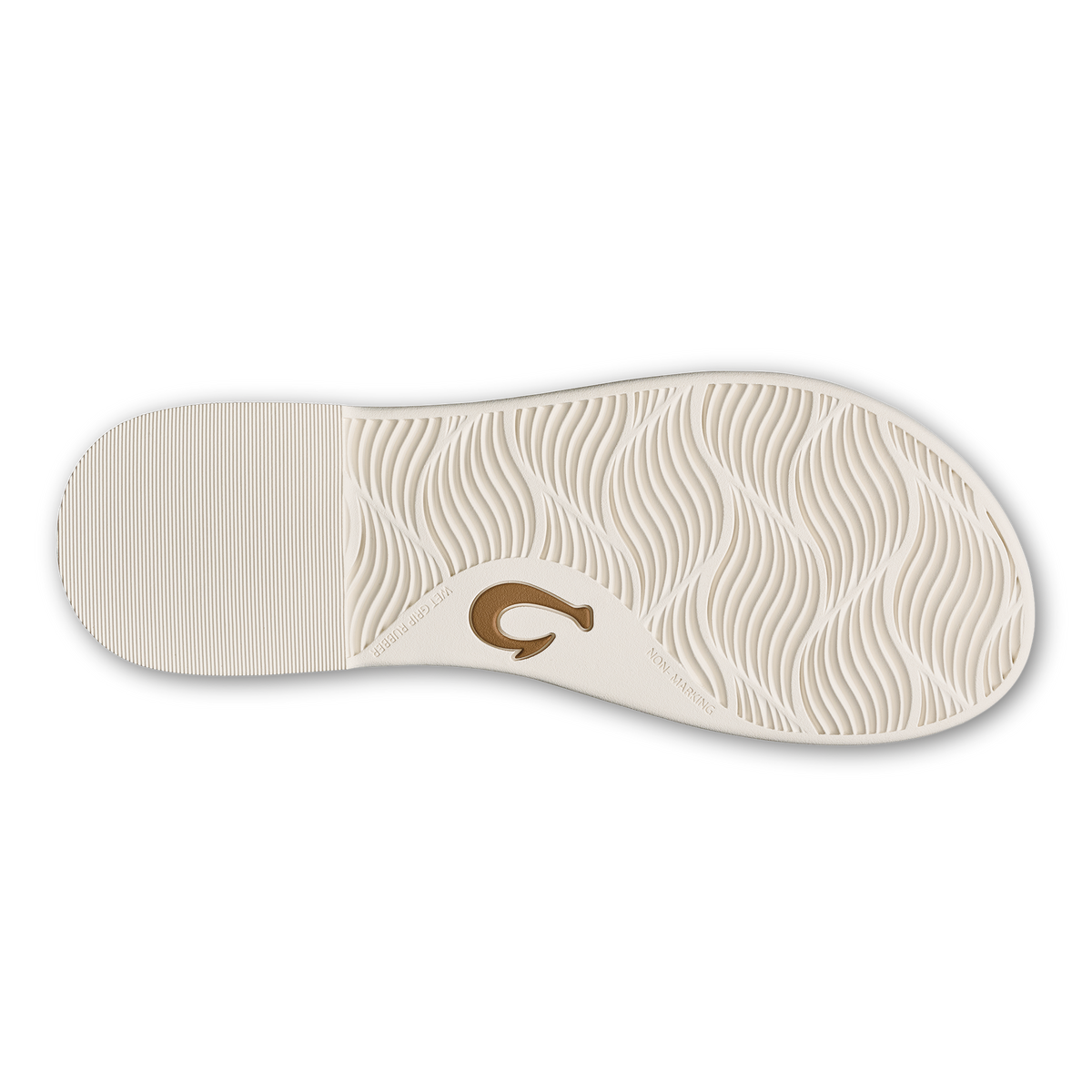 OluKai La‘i Slide Women’s Slide Beach Sandals - White Sand