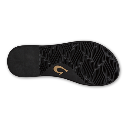 OluKai La‘i Slide Women’s Slide Beach Sandals - Black