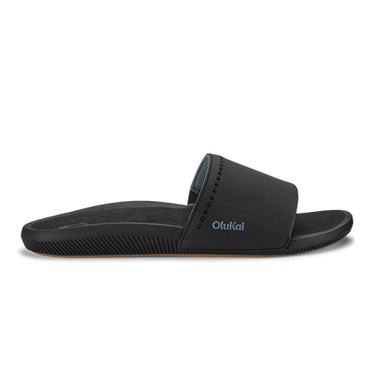 OluKai Ulele Slide - Black / Black
