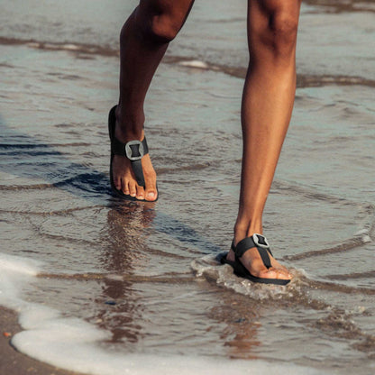 OluKai La‘i T-Bar Women’s Strappy Sandals - Lava Rock